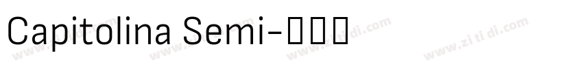 Capitolina Semi字体转换